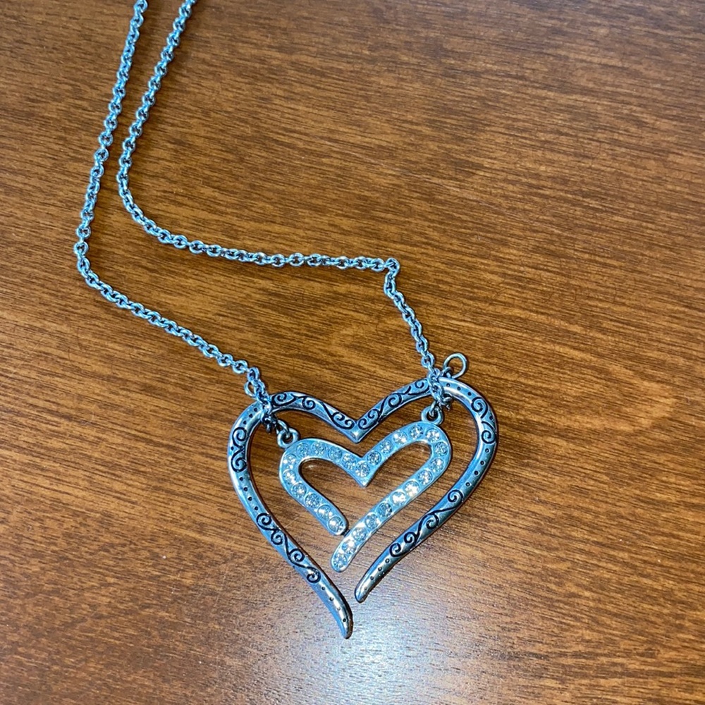 Brighton heart necklace silver